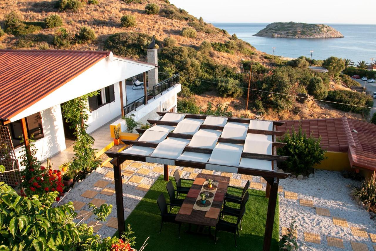 Summer Dream Cottage, 2Br, Beautiful Sea View Mókhlos Exterior foto