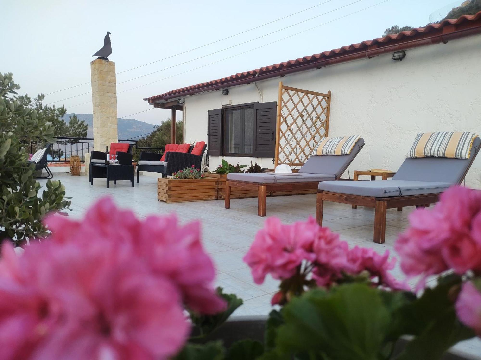 Summer Dream Cottage, 2Br, Beautiful Sea View Mókhlos Exterior foto