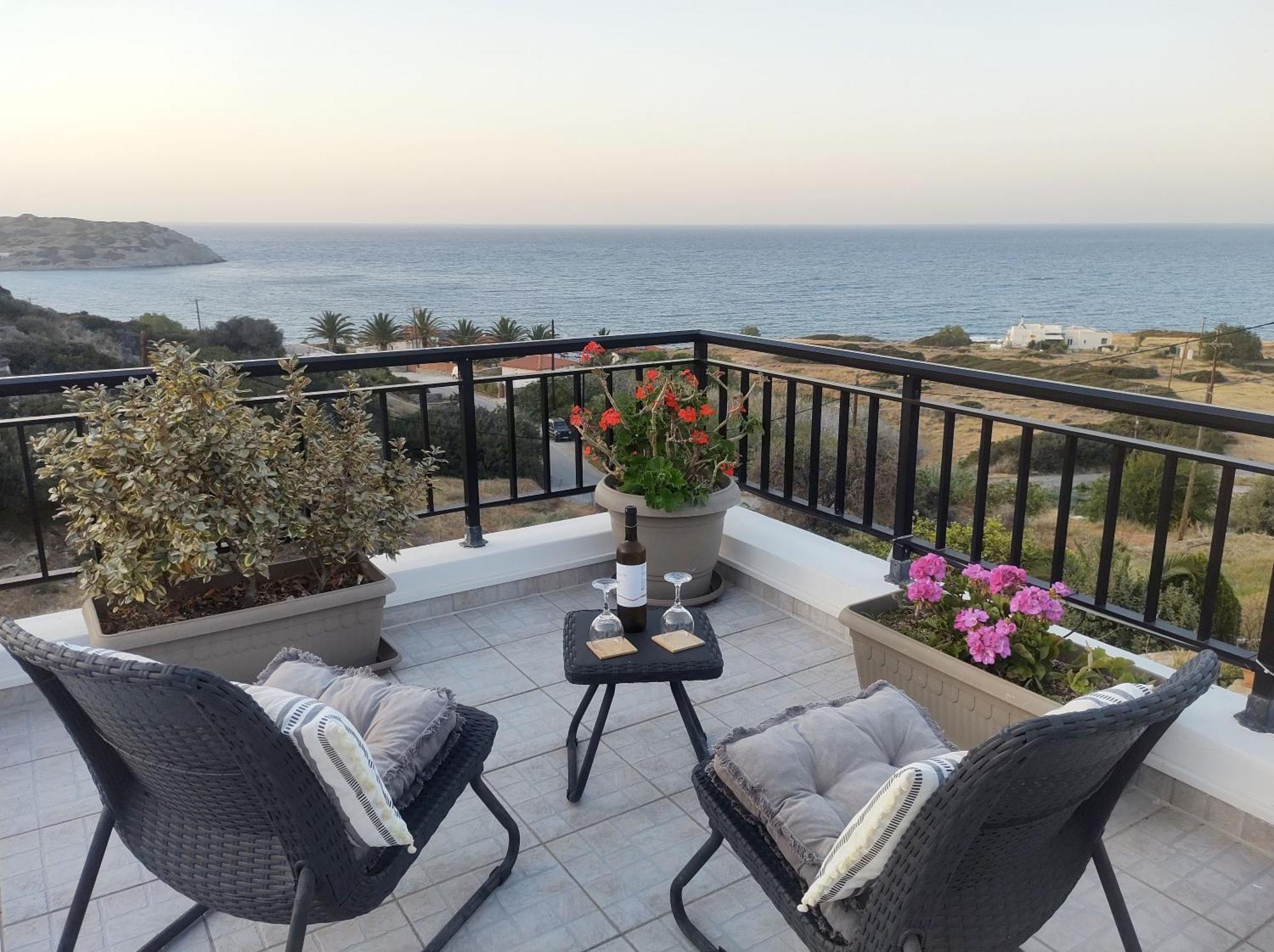 Summer Dream Cottage, 2Br, Beautiful Sea View Mókhlos Exterior foto